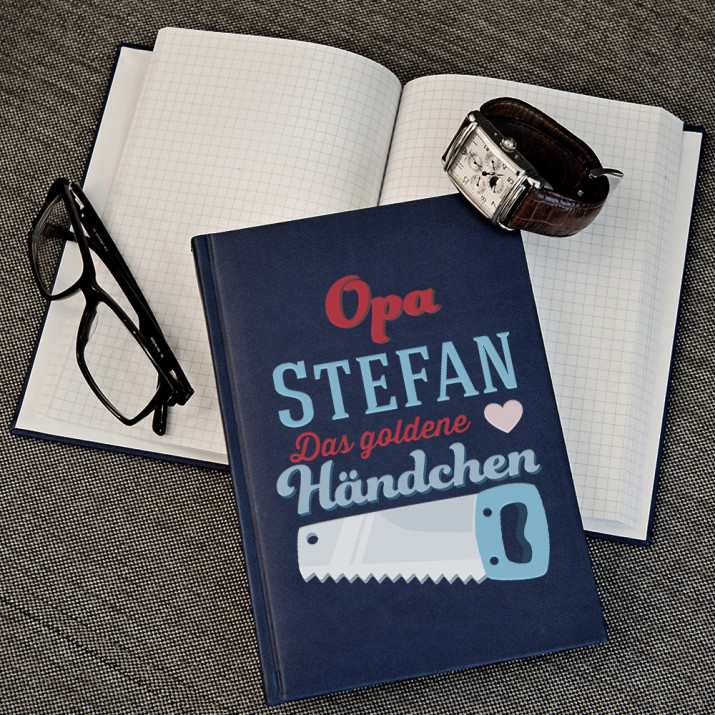 Das goldene Händchen - Notizbuch A5 mit Aufdruck